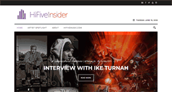 Desktop Screenshot of hifiveinsider.com