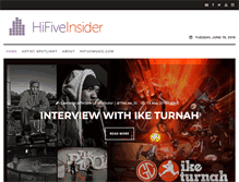 Tablet Screenshot of hifiveinsider.com